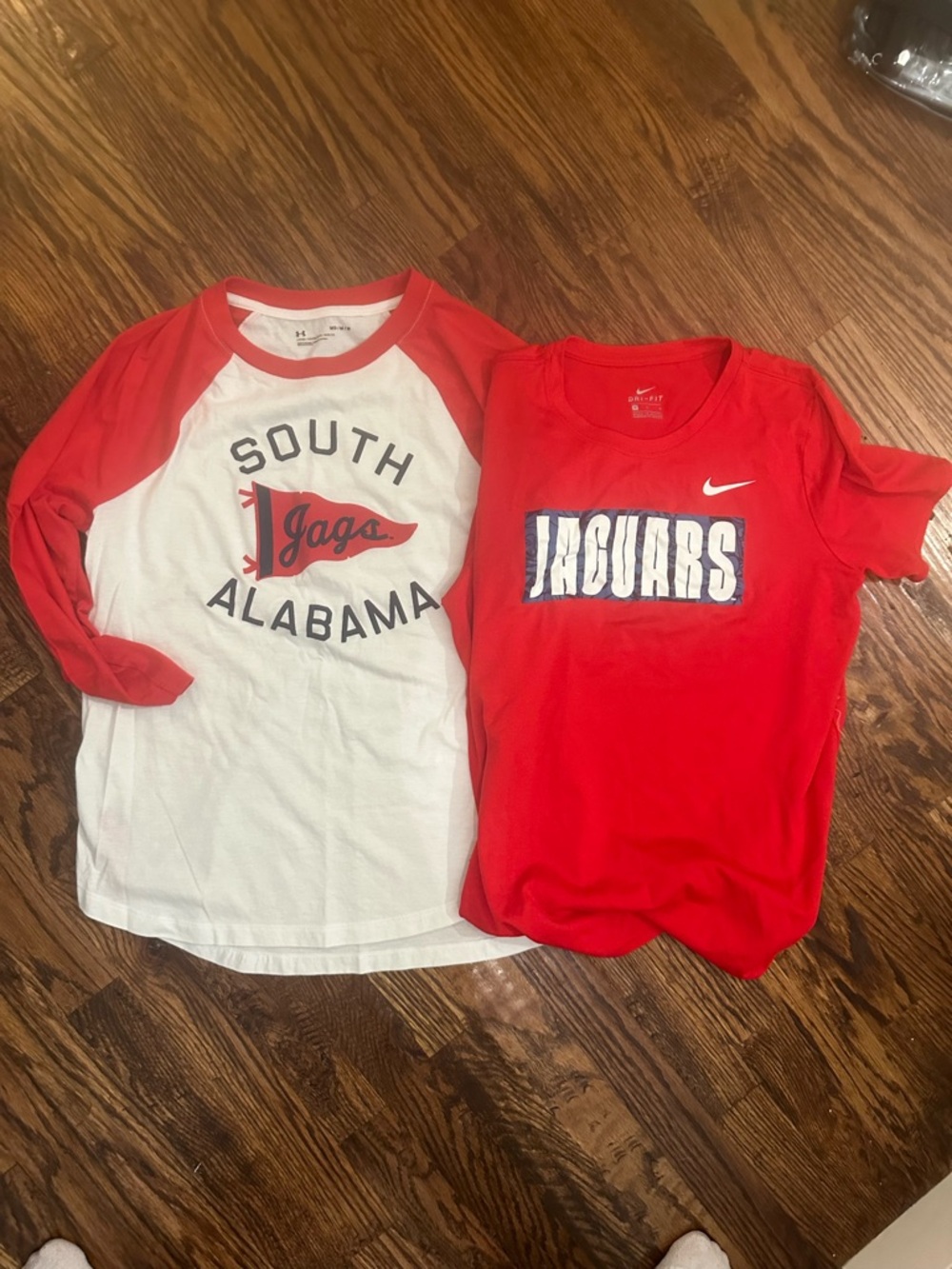 South Alabama Nike  and. UA Red Jaguars T‑Shirt